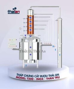 Model T500 - INOX | Chưng cất 100-150kg