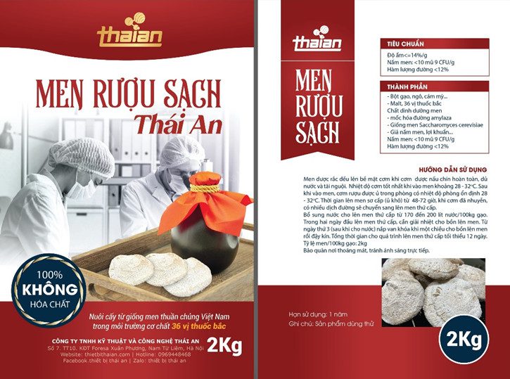 Men Rượu Sạch Thái An