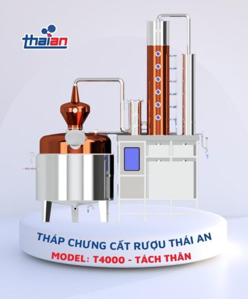 tháp chưng rượu T4000