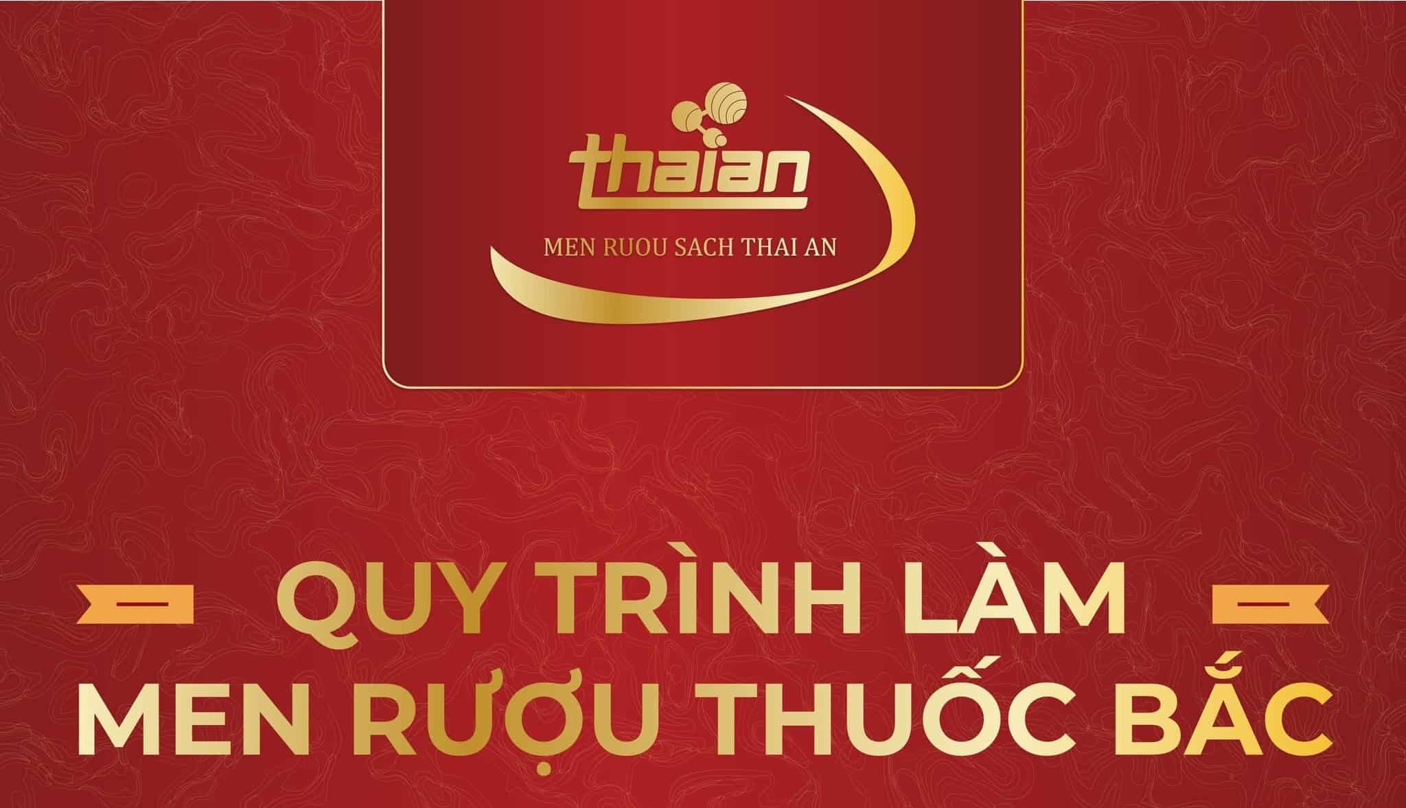 quy trình sản xuất men rượu sạch Thái An