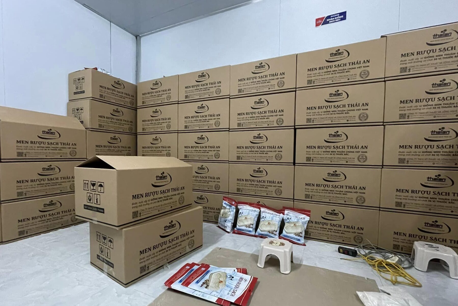 kho men rượu sạc Thái An